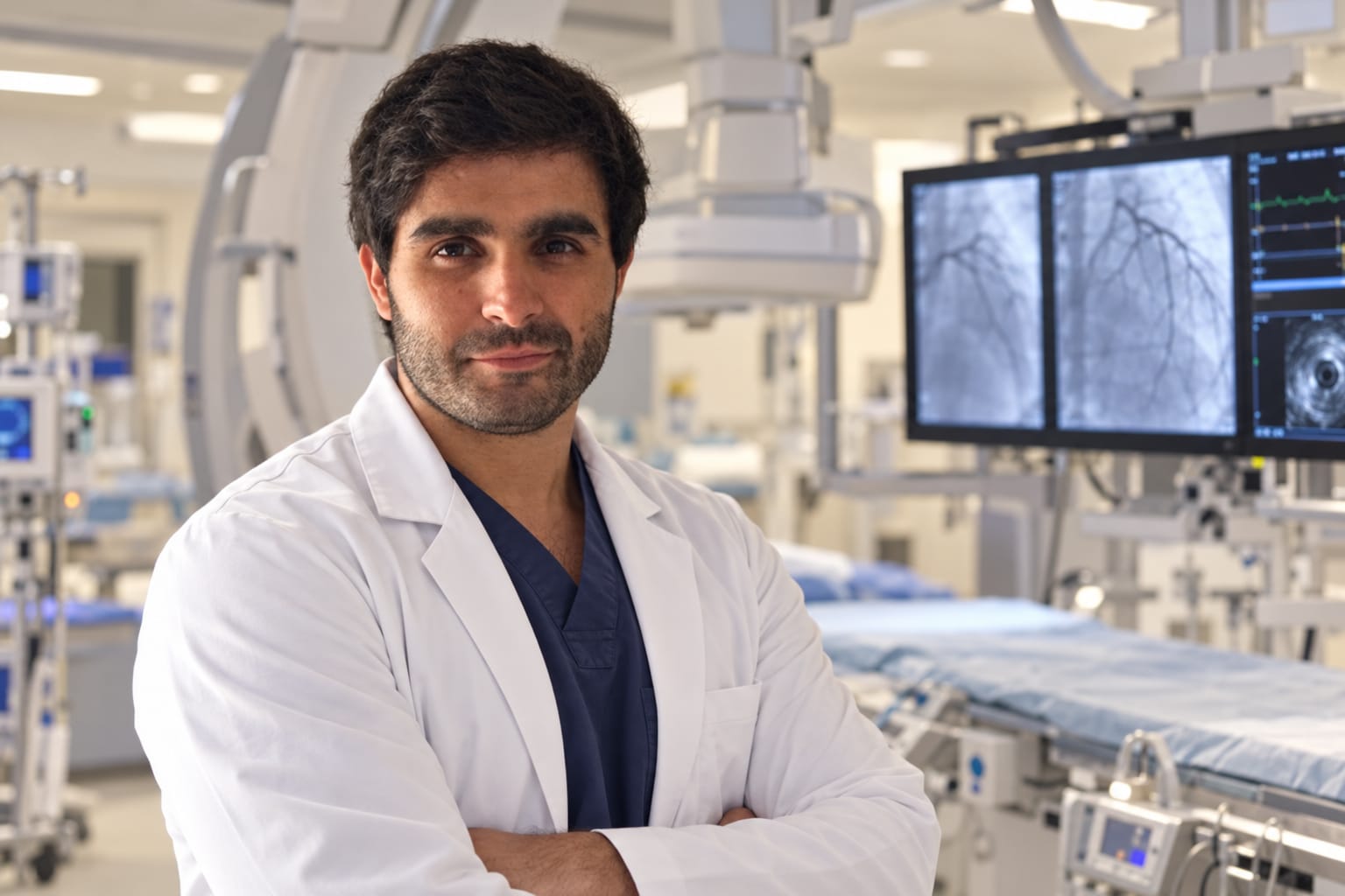 Dr. Luís Paiva na Unidade de Intervenção Cardiovascular